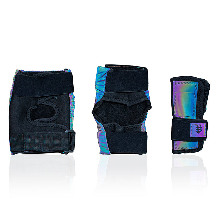 Kit de protecciones para patinar IUS PRO Reflective