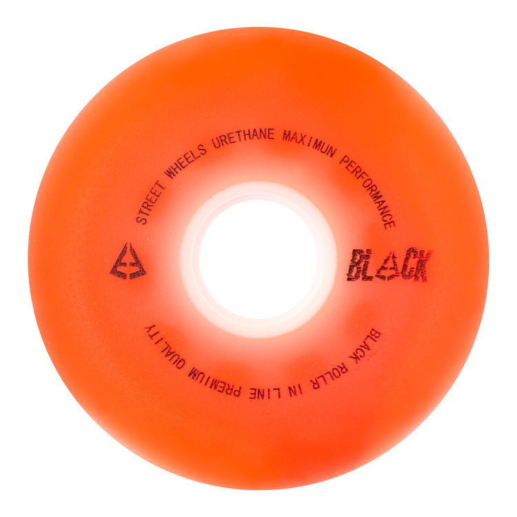 Black Ruedas para patines brillantes Glow 76 (Pack 4)