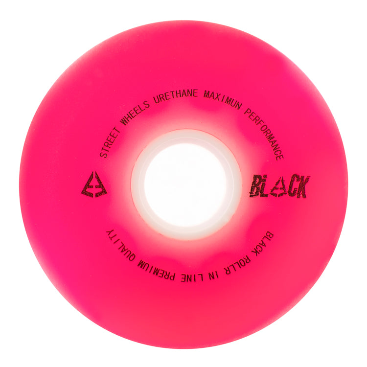 Black Ruedas para patines brillantes Glow 76 (Pack 4)