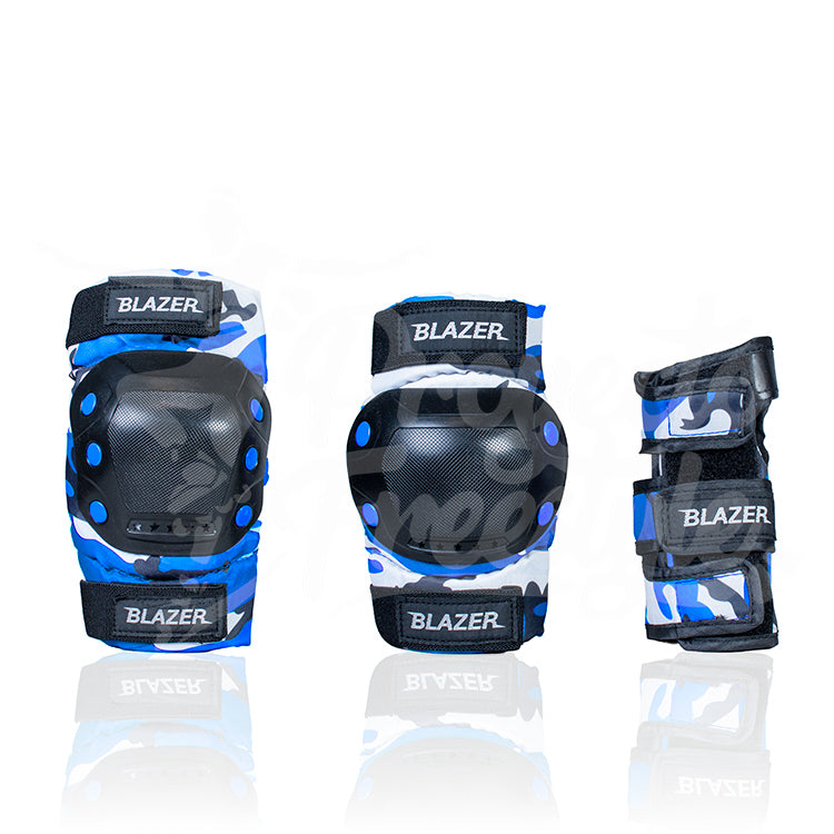 Protecciones para patinar Blazer azul BZ-611
