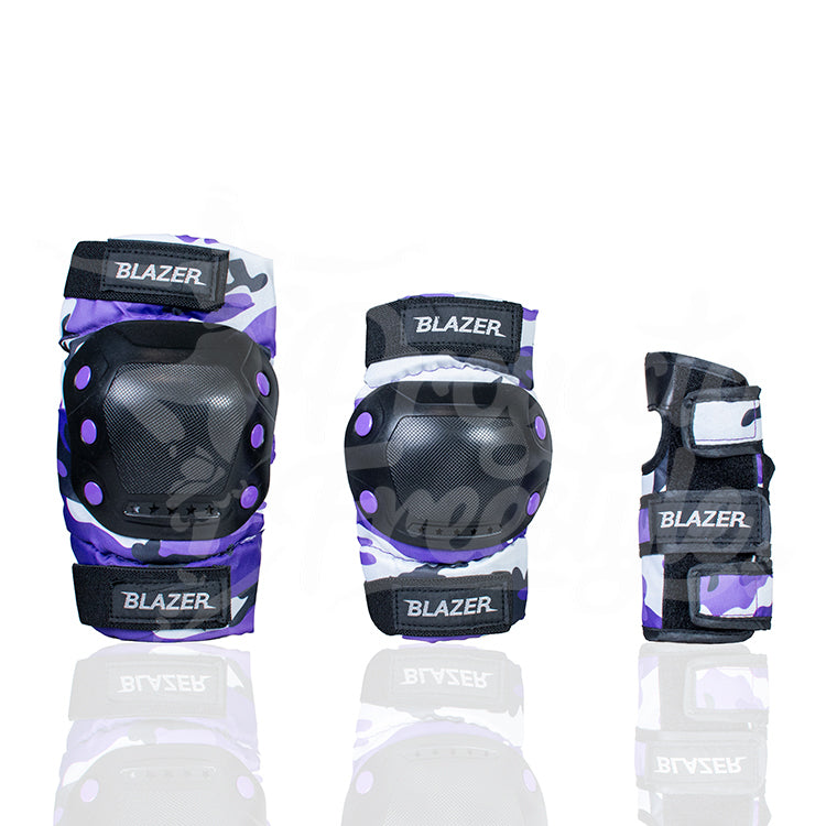 Protecciones para patinar Blazer azul BZ-611